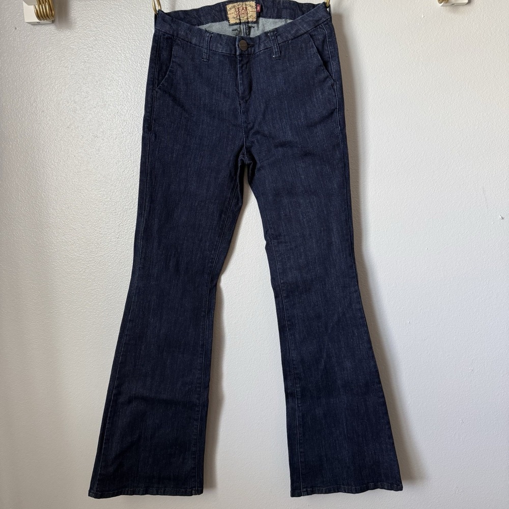Dear John Women's Boot Cut Dark Wash Denim Jeans Size 28 Slim Fit Stretch‎